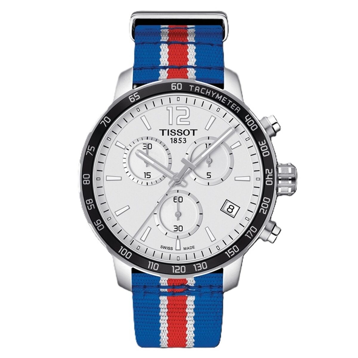 Tissot Quickster NBA Philadelphia 76ers Herenhorloge Ø 42 mm Zilverkleurig - Officieel NBA Chronograaf - Klokken, Heren - Tissot