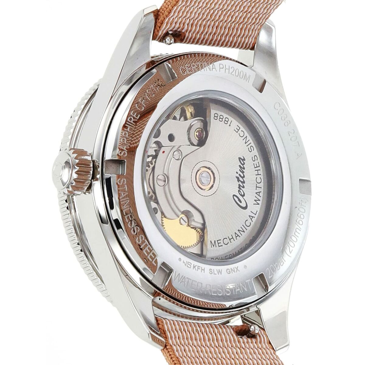 Horloge Heren Certina C0362071810600 (Ø 39 mm)