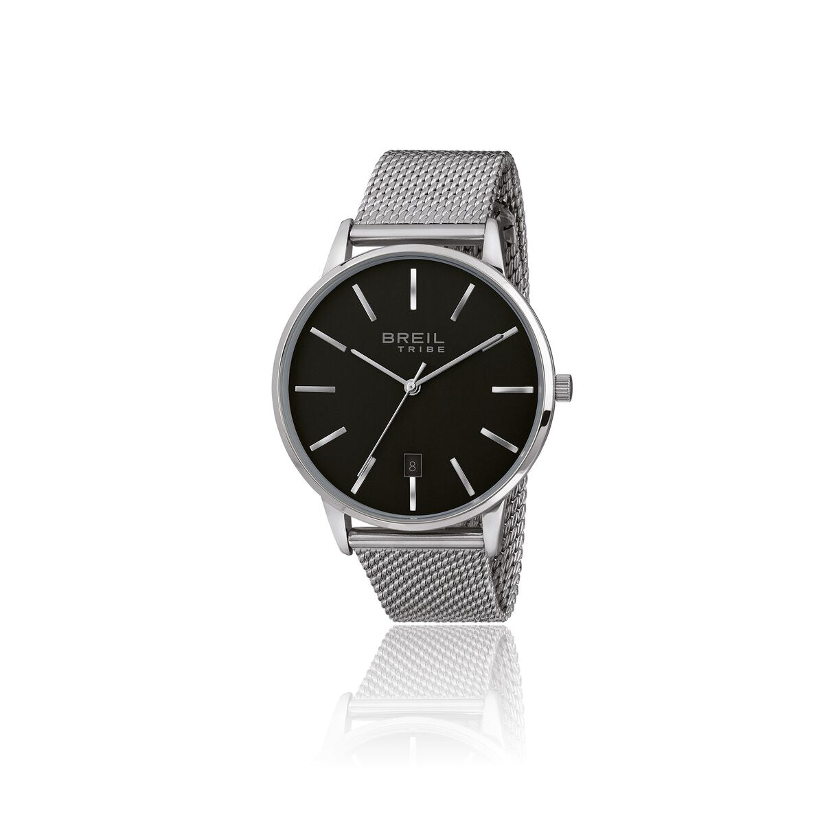 Horloge Heren Breil EW0458 Zwart Zilverkleurig (Ø 41 mm) - Klokken, Heren - Breil