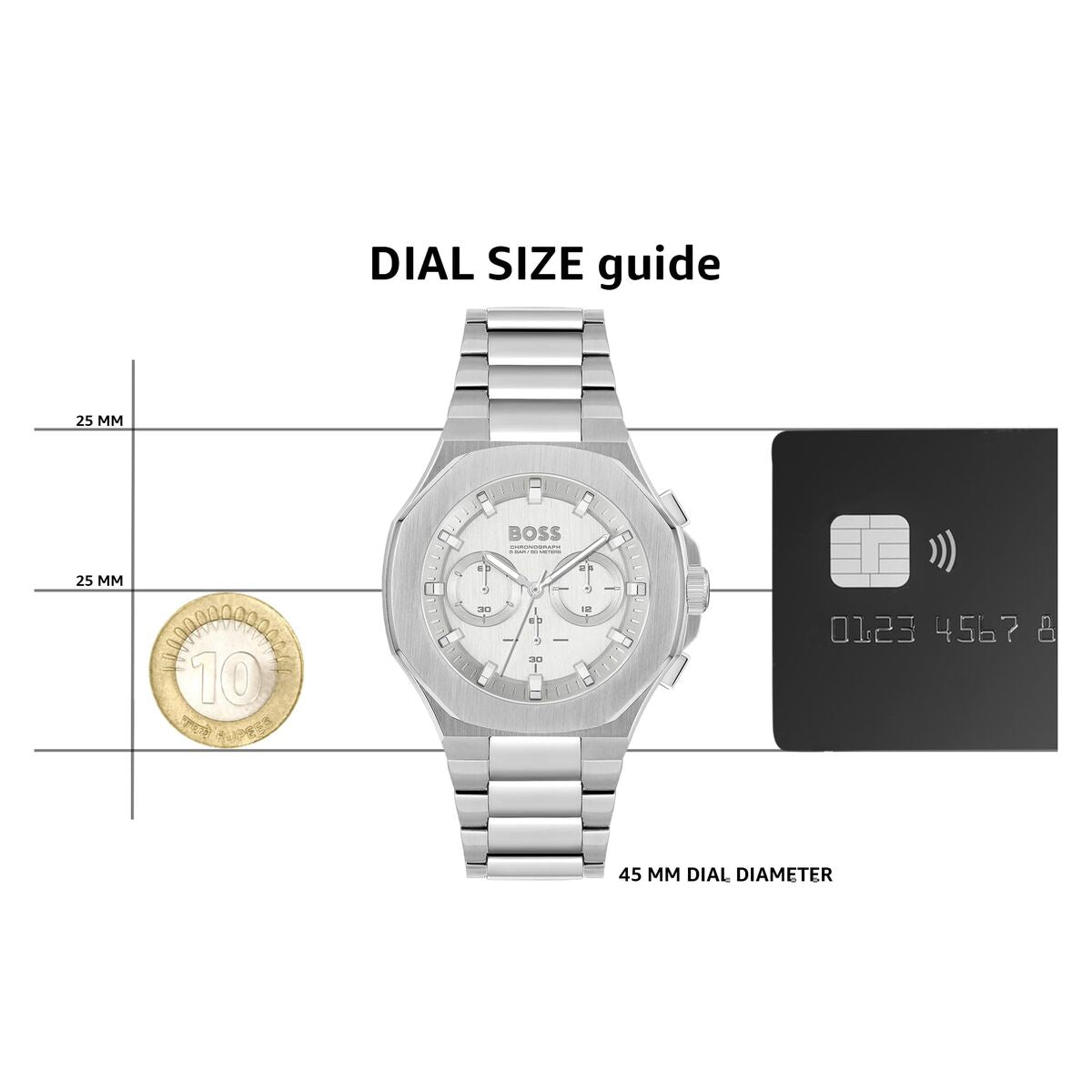 Horloge Heren Hugo Boss 1514087 (Ø 45 mm)