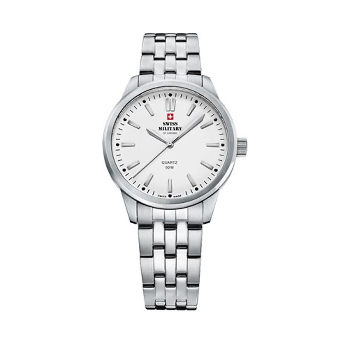 Horloge Heren Swiss Military Chrono SMP36010.02 Zilverkleurig - Klokken, Heren - Swiss Military Chrono