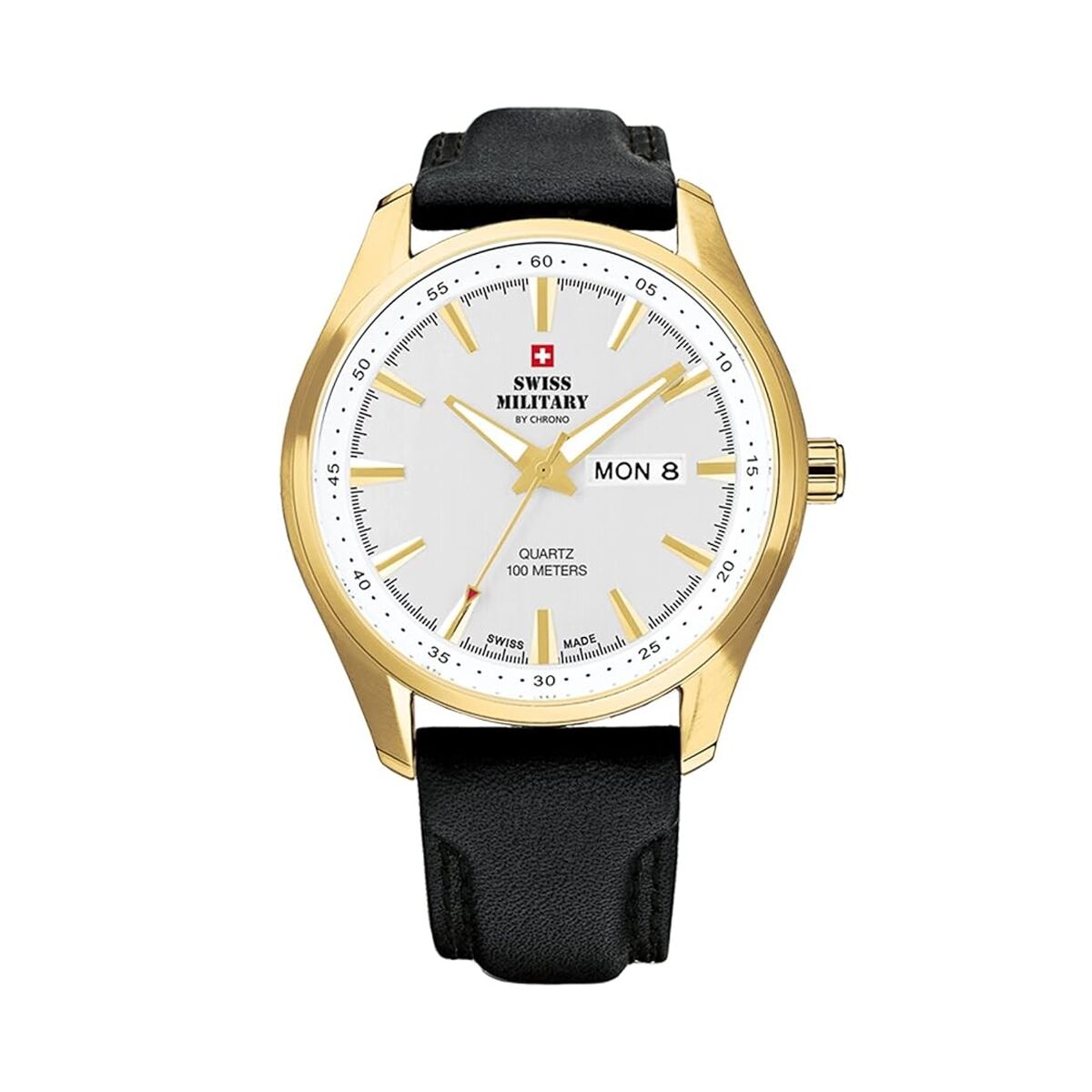 Horloge Heren Swiss Military Chrono SM34027.08 Zwart