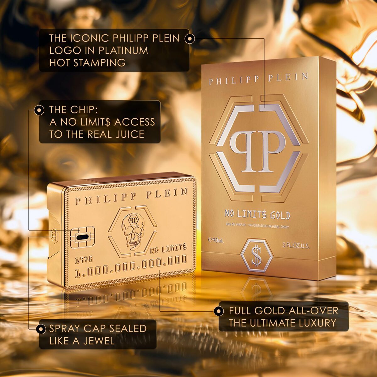 Damesparfum PHILIPP PLEIN NO LIMITS EDP 90 ml - Schoonheid, Parfums en geuren - PHILIPP PLEIN