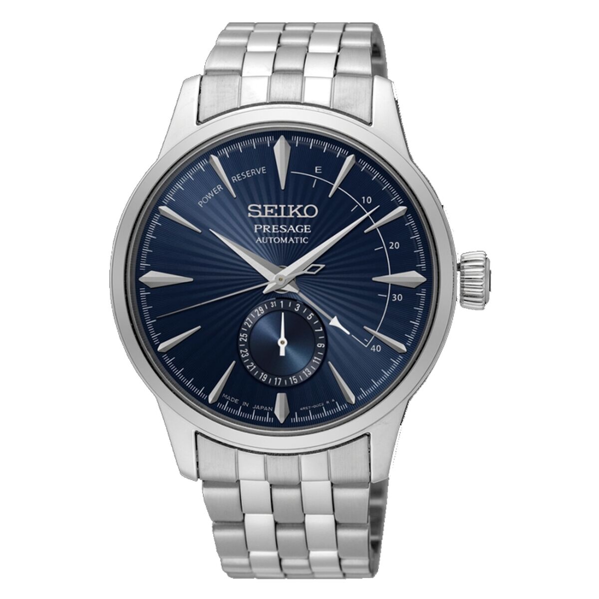 Horloge Heren Seiko SSA347J1 Zilverkleurig