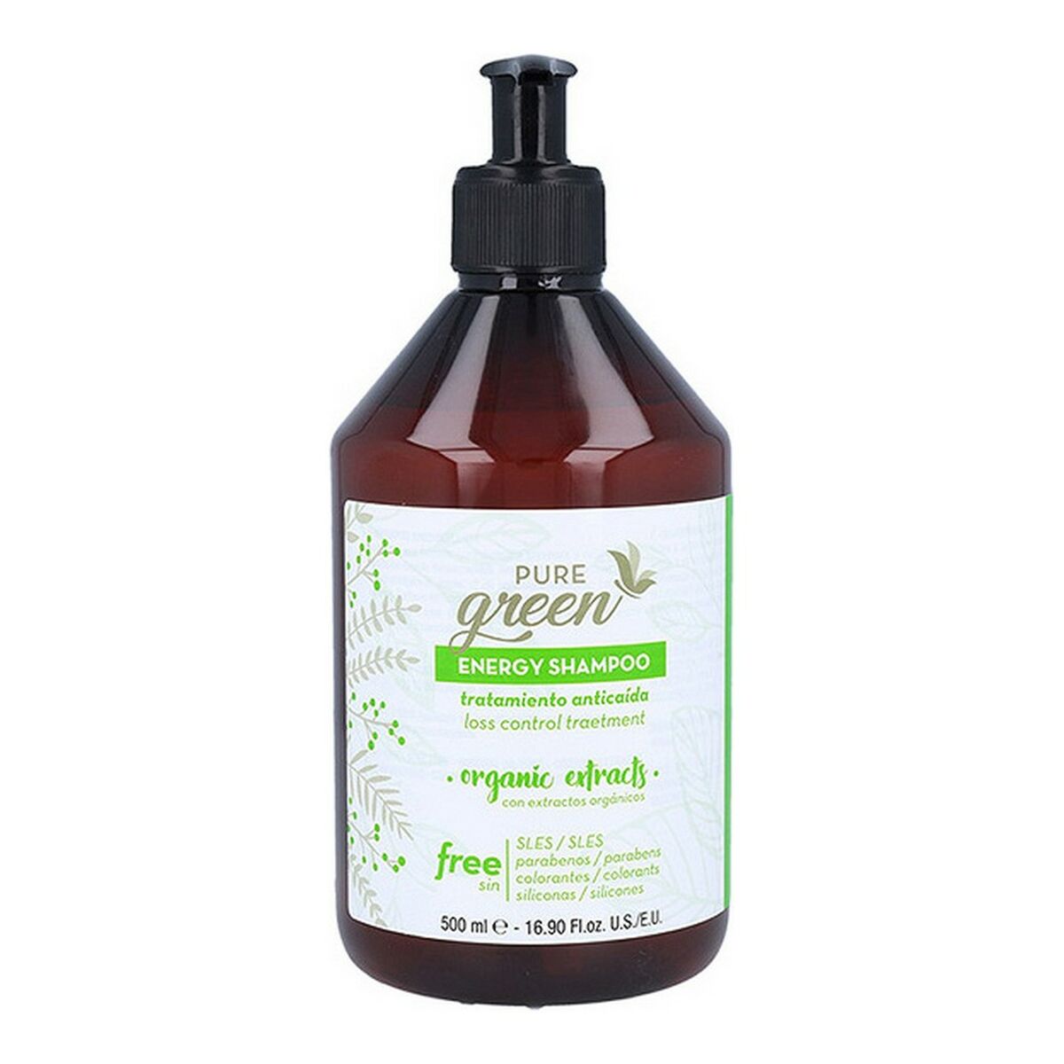 Shampoo Energy Pure Green - Schoonheid, Haarverzorging - Pure Green