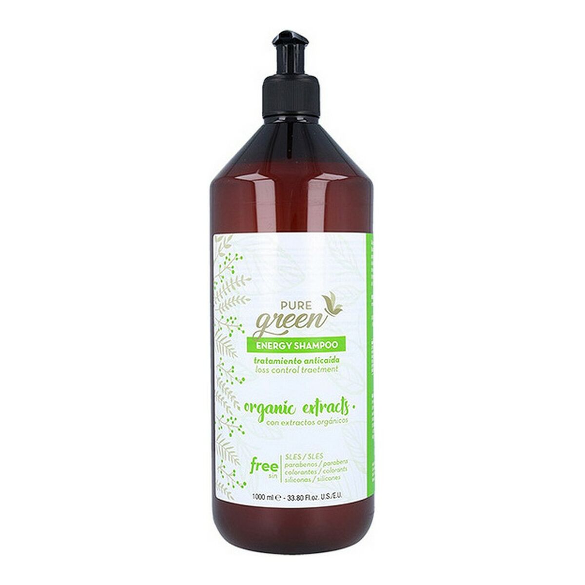 Shampoo Energy Pure Green - Schoonheid, Haarverzorging - Pure Green