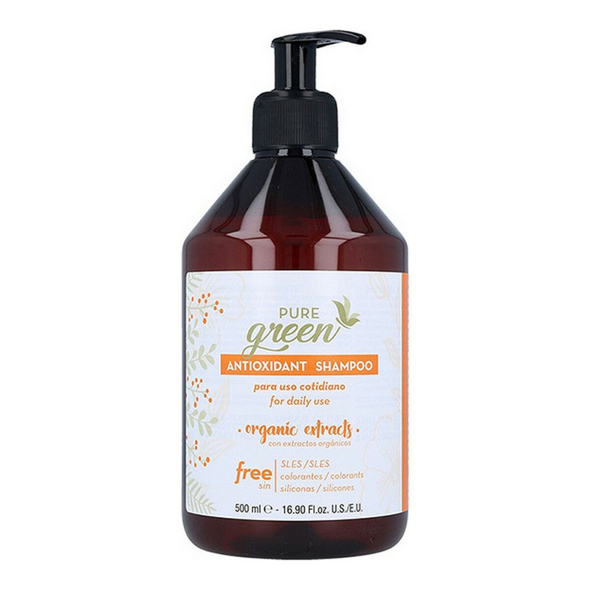 Shampoo Antioxidant Pure Green - Schoonheid, Haarverzorging - Pure Green
