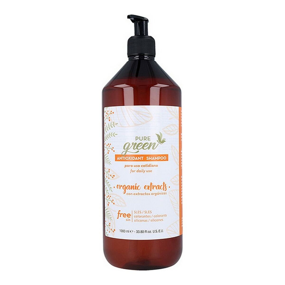 Shampoo Antioxidant Pure Green - Schoonheid, Haarverzorging - Pure Green