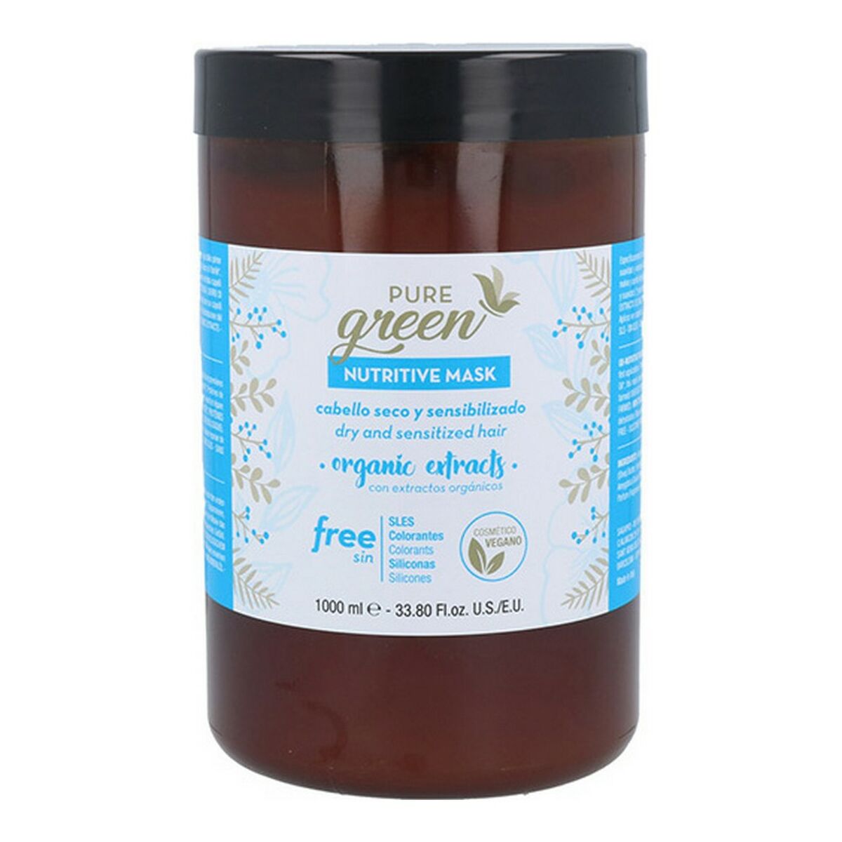 Haarmasker Pure Green Nutritive - Schoonheid, Haarverzorging - Pure Green