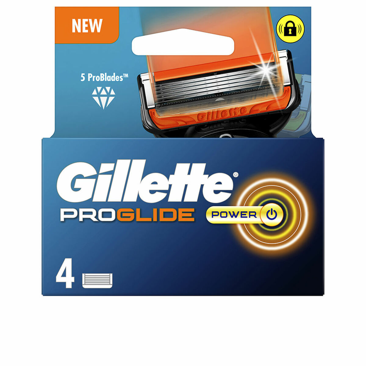 Scheermes Gillette Fusion Proglide Power (4 Stuks) - Schoonheid, Scheren en ontharen - Gillette