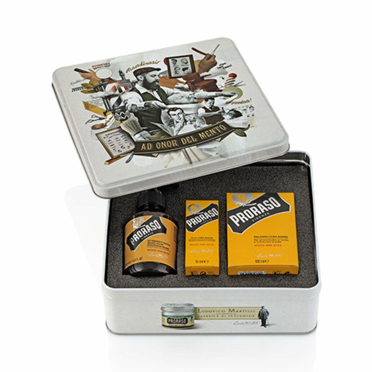 Baardverzorging Set Proraso Wood & Spice 3 Onderdelen - Schoonheid, Scheren en ontharen - Proraso