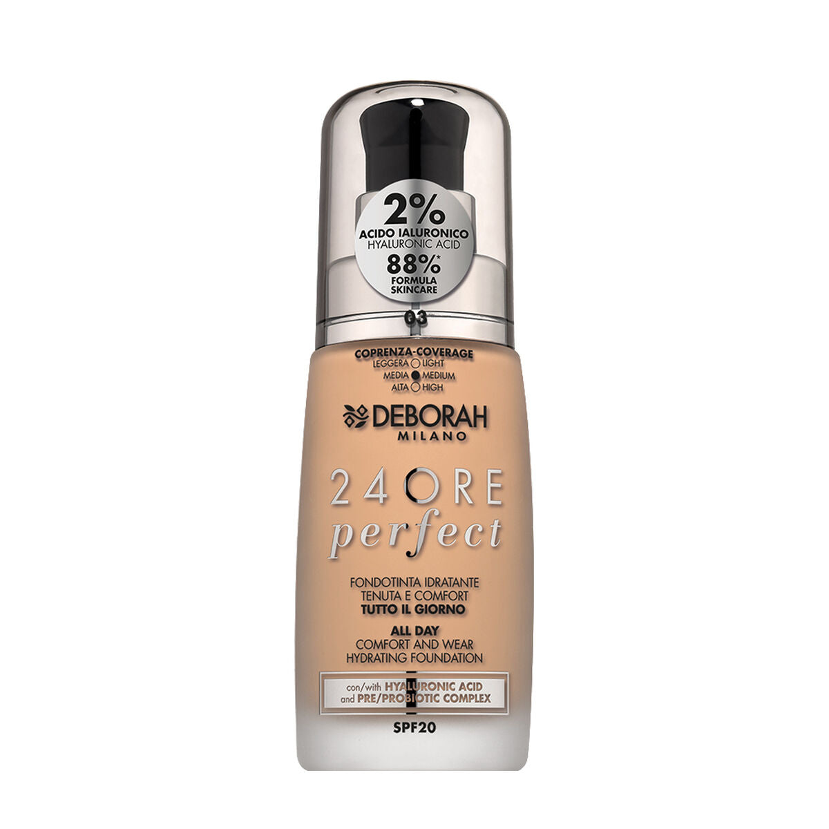 Crème Make - up Basis Deborah 4ORE PERFECT Nº 3 - Schoonheid, Make - up - Deborah
