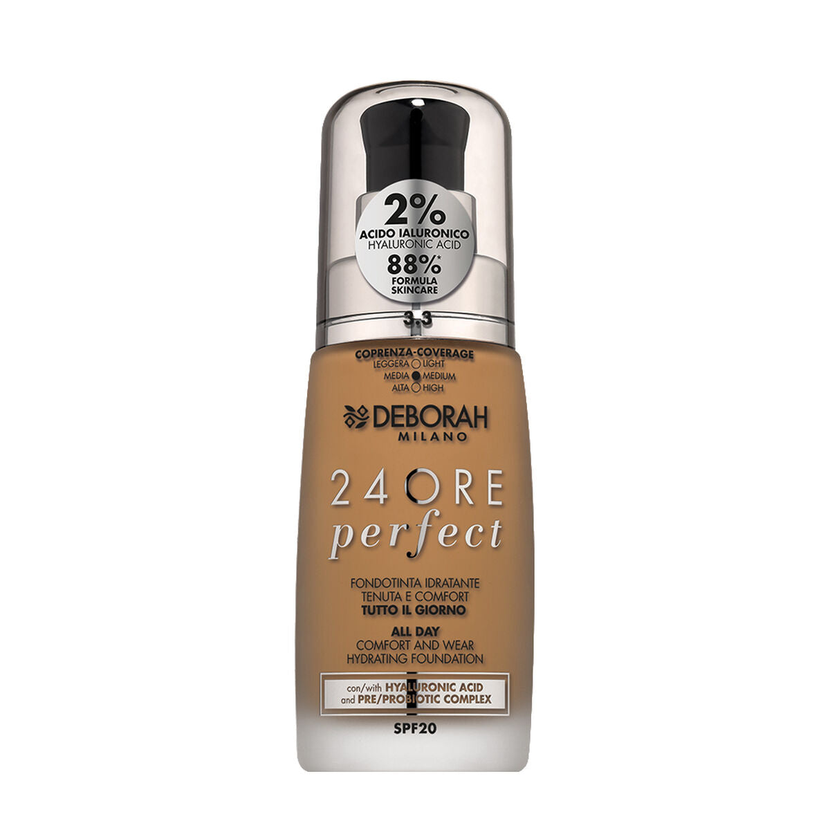 Crème Make - up Basis Deborah 4ORE PERFECT Nº 3.3 - Schoonheid, Make - up - Deborah