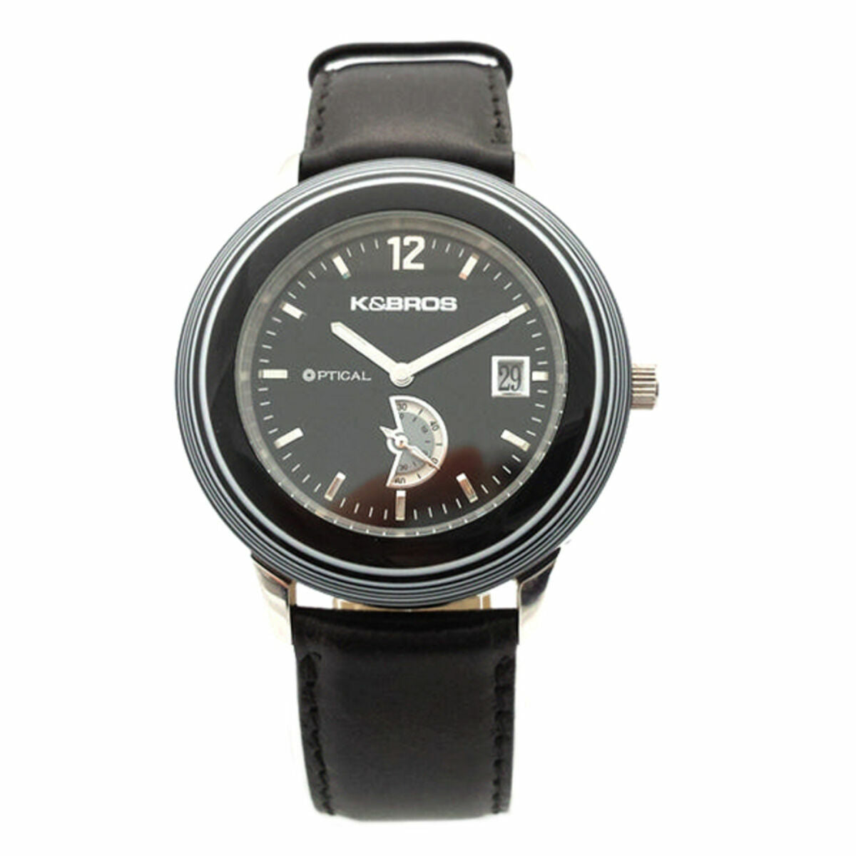 Horloge Heren K&Bros 9431 - 1 - 600 Zwart - Klokken, Heren - K&Bros