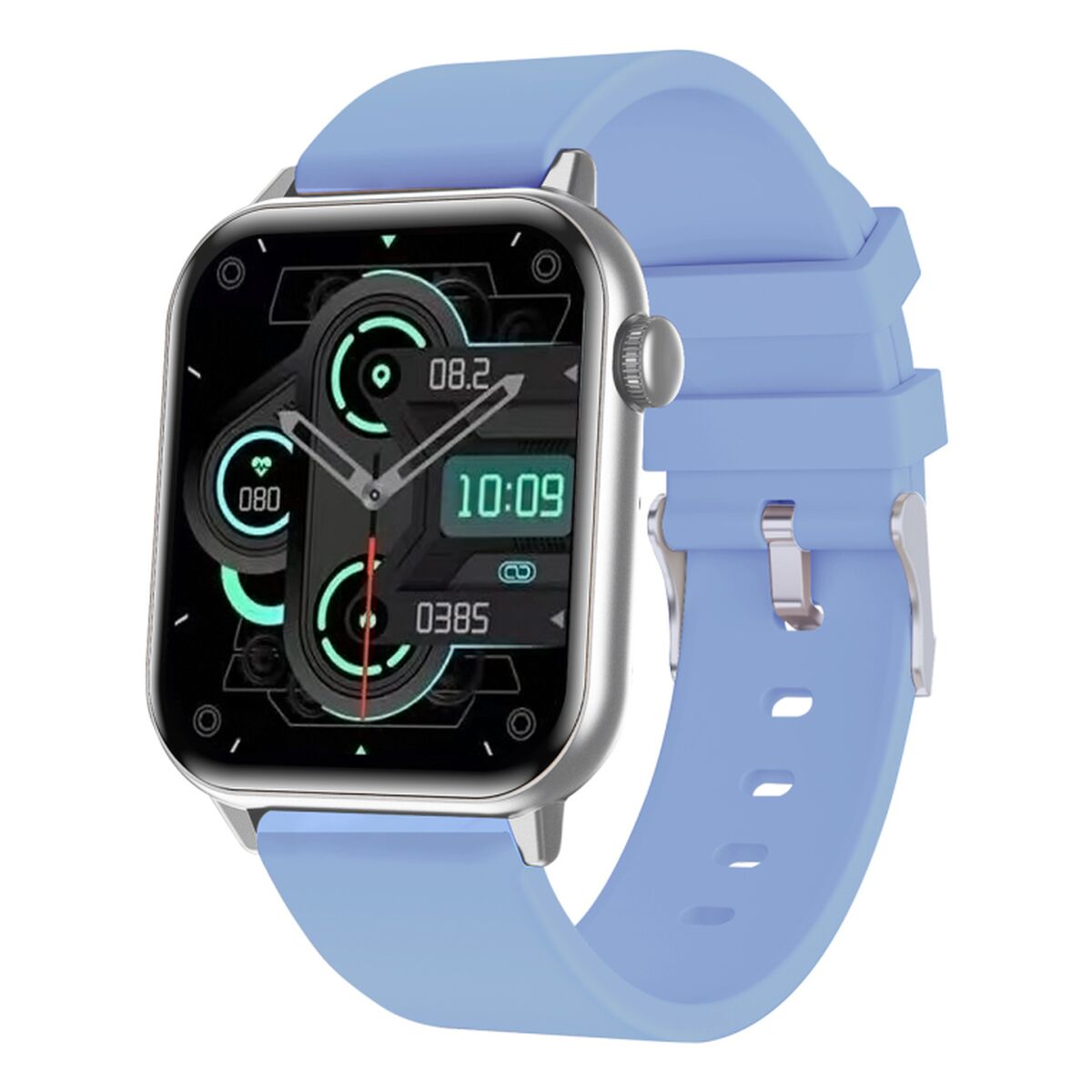 Smartwatch Trevi T - FIT 201 A Blauw Zilverkleurig 1,85" 47 mm - Elektronica - Trevi