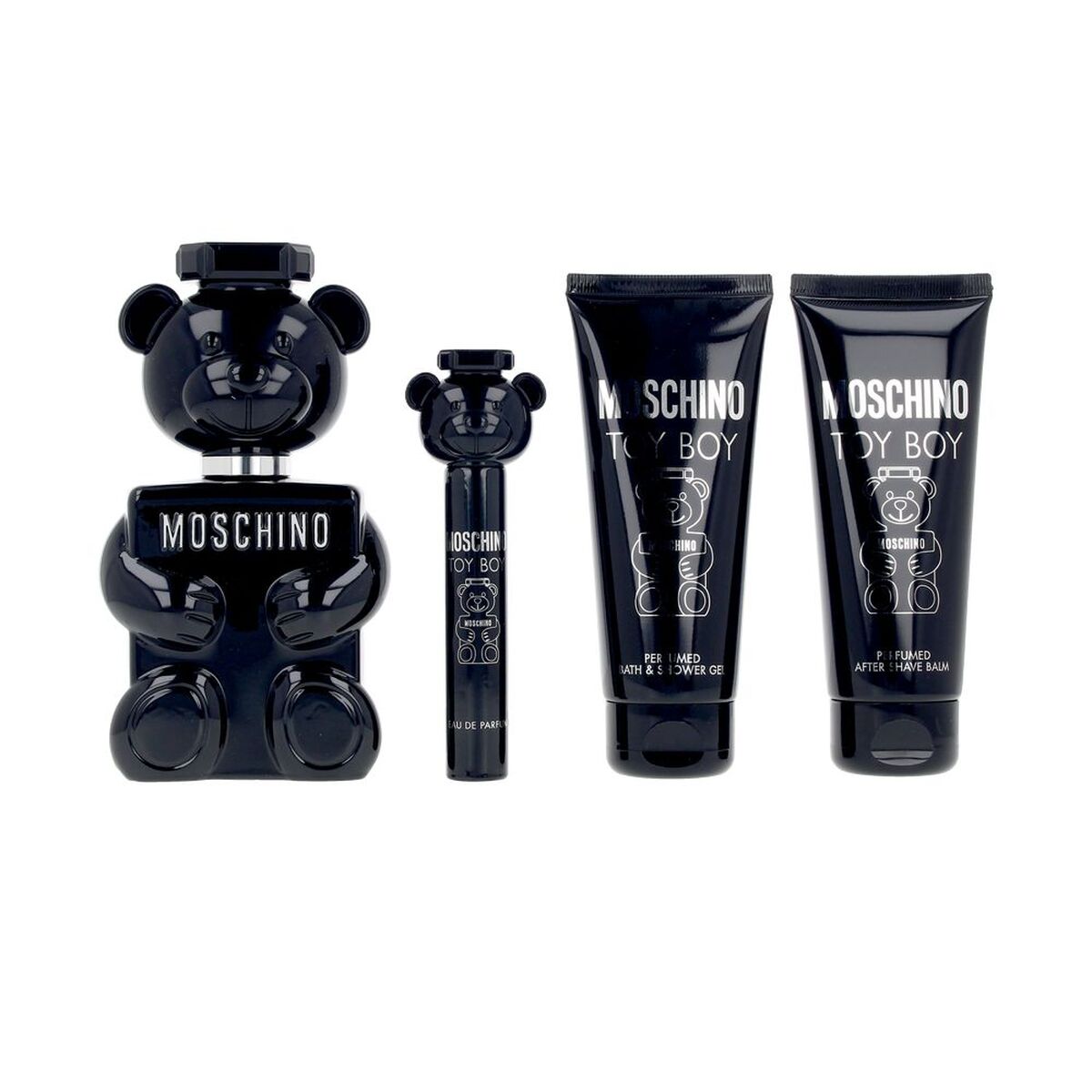 Parfumset voor Heren Moschino TOY BOY 4 Onderdelen