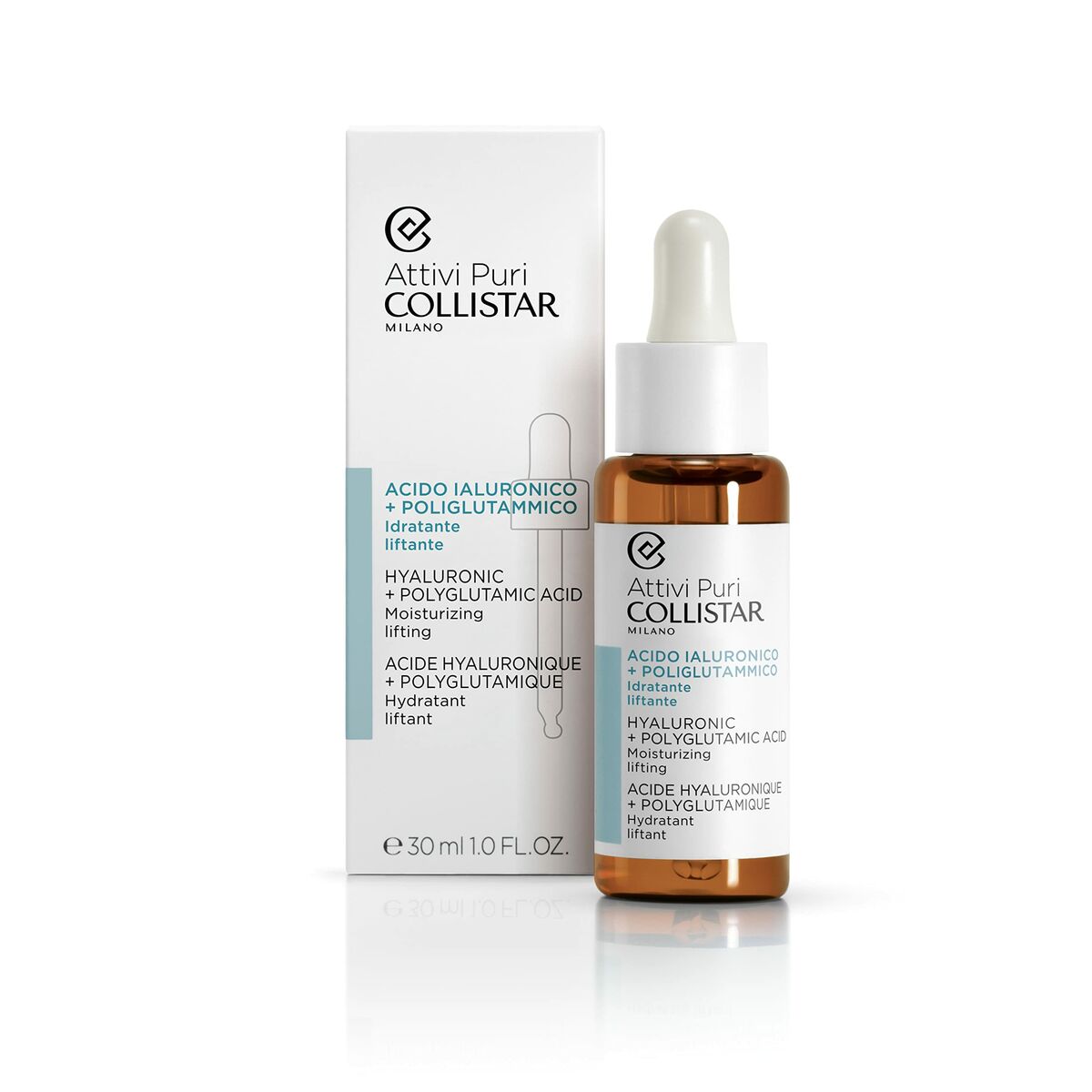 Gezichtsserum Collistar Attivi Puri 30 ml Hydraterend Liftend effect Hyaluronzuur
