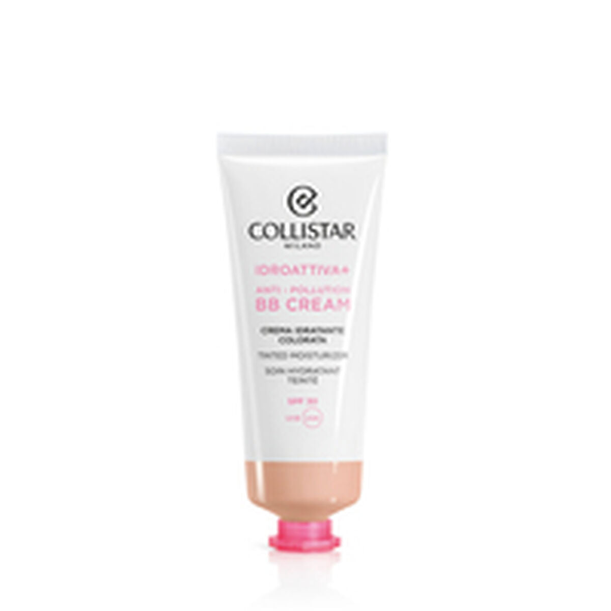 Hydraterende Crème met Kleur Collistar Iddroattiva+ Nº 1 Light Nº 1 - Light Spf 30 50 ml Anti - vervuiling - Schoonheid, Make - up - Collistar