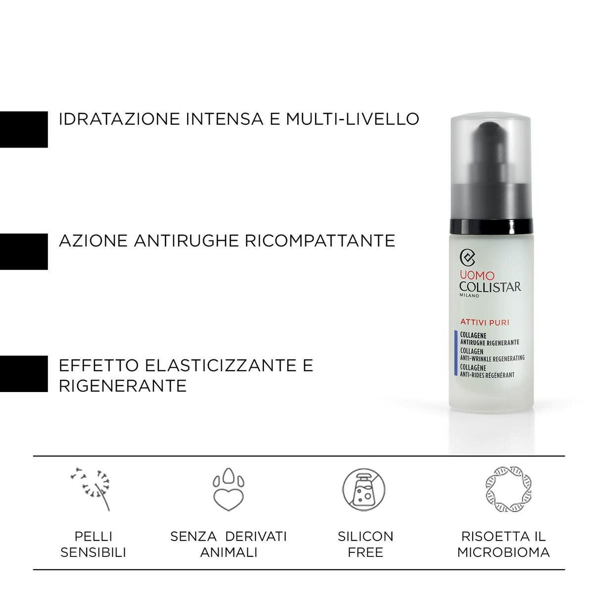 Gezichtscrème Collistar UOMO 30 ml - Schoonheid, Huidverzorging - Collistar