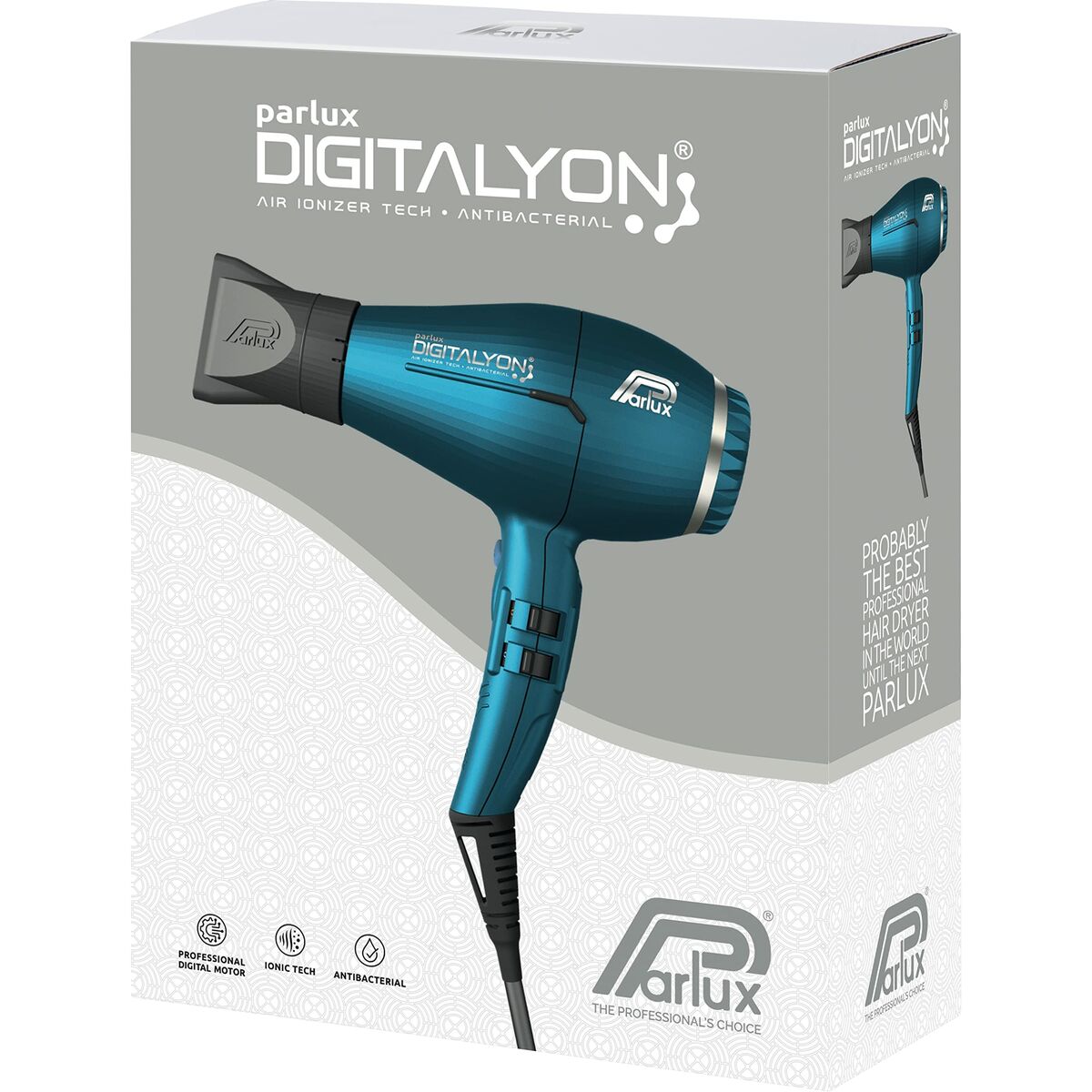Föhn Parlux Digitalyon Blauw 2400 W - Schoonheid, Haarverzorging - Parlux