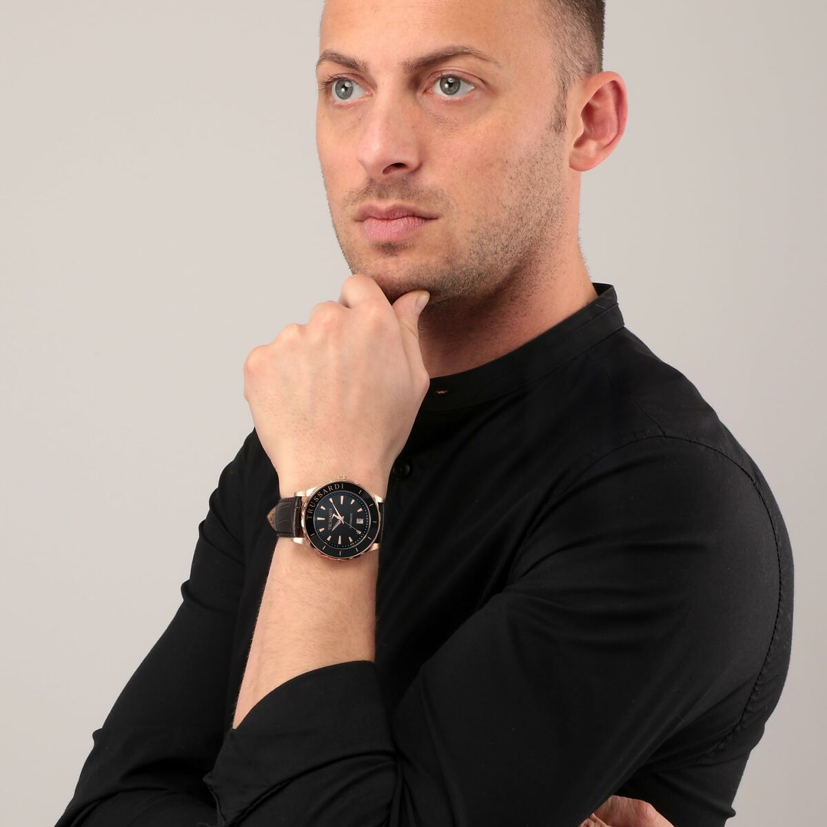 Horloge Heren Trussardi T-LOGO (Ø 43 mm)