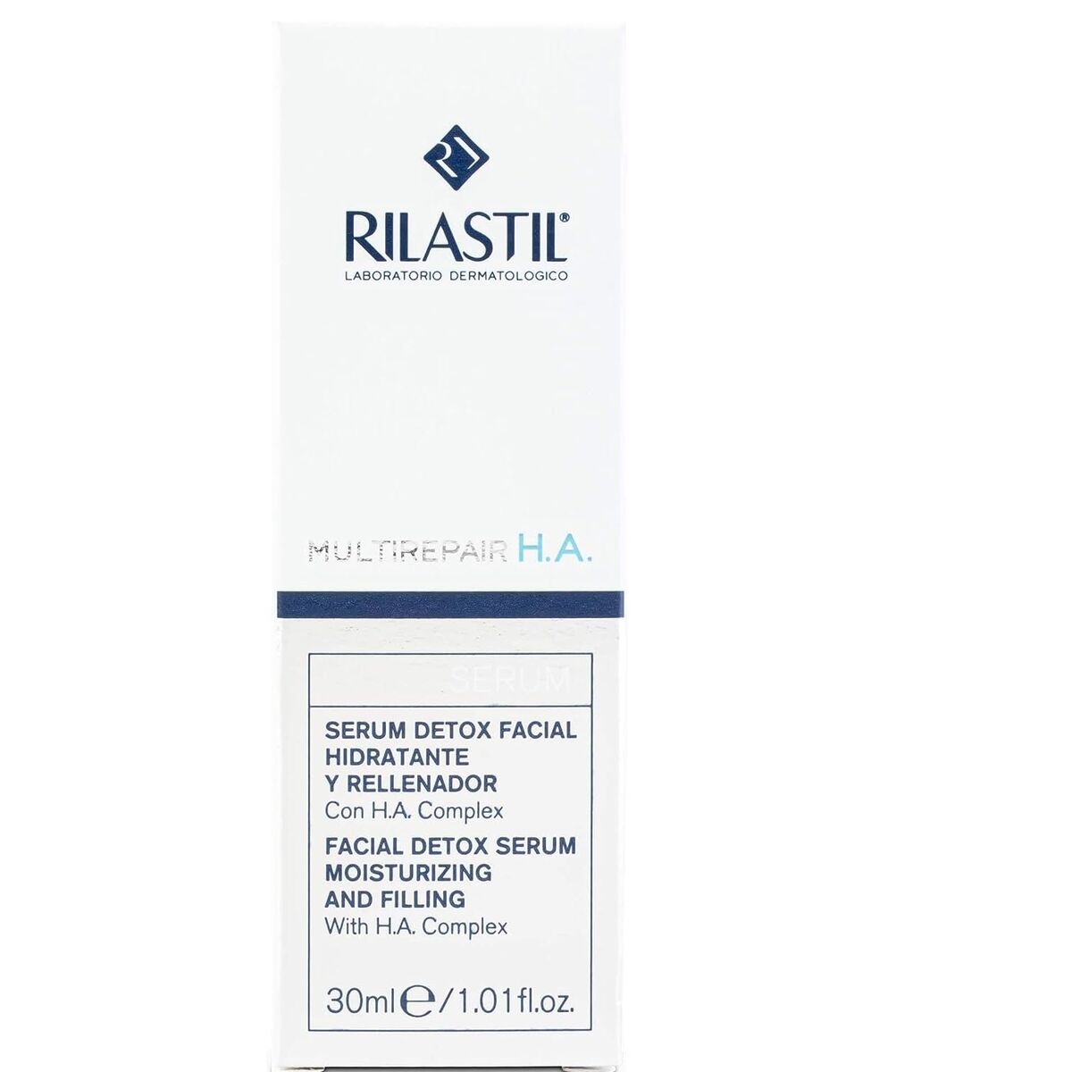 Gezichtsserum met Hyaluronzuur Rilastil Multirepair 30 ml Ontgiftende - Schoonheid, Huidverzorging - Rilastil