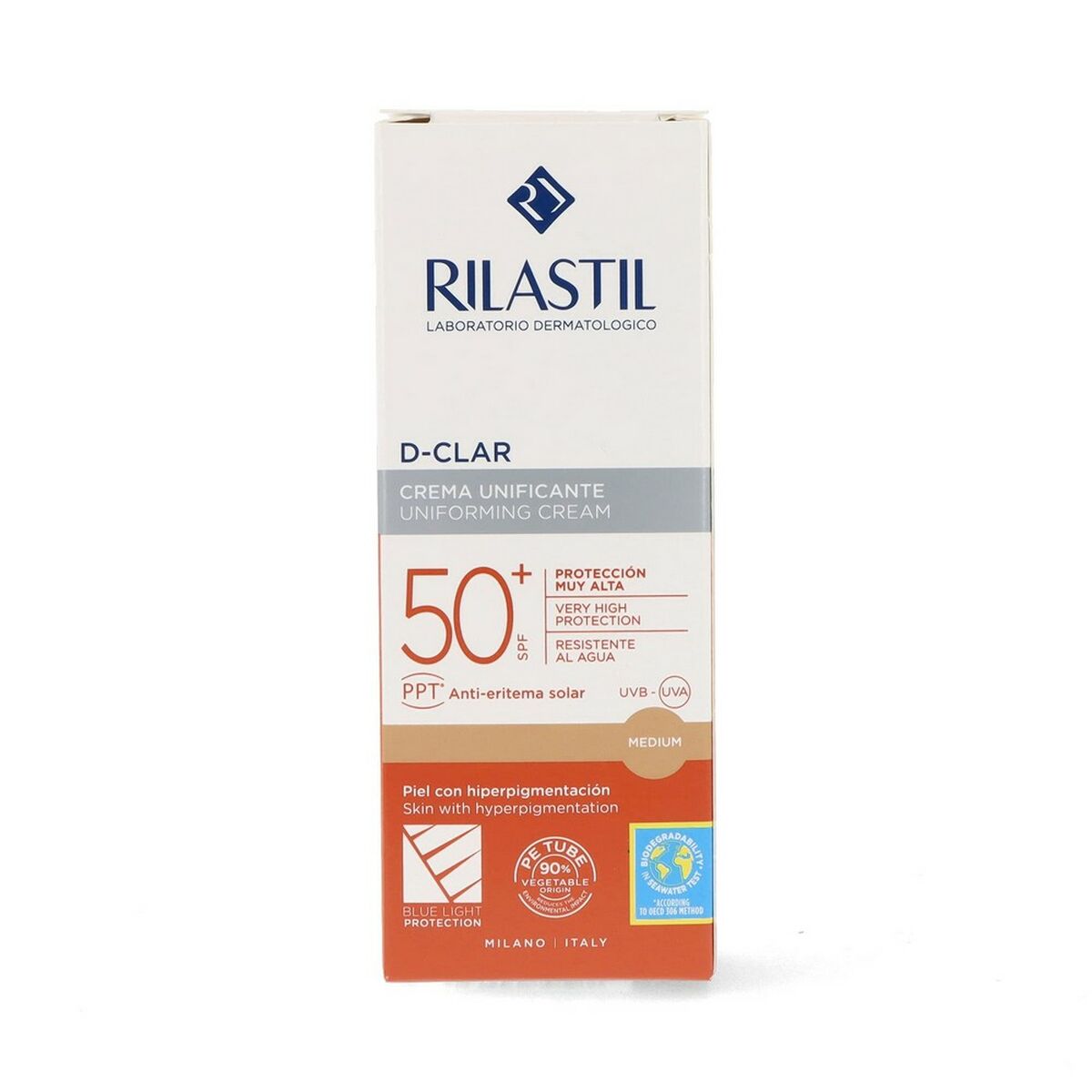 Anti Bruine vlekken Zonnebrandlotion Rilastil Sun System Medium Spf 50 Spf 50+ 40 ml