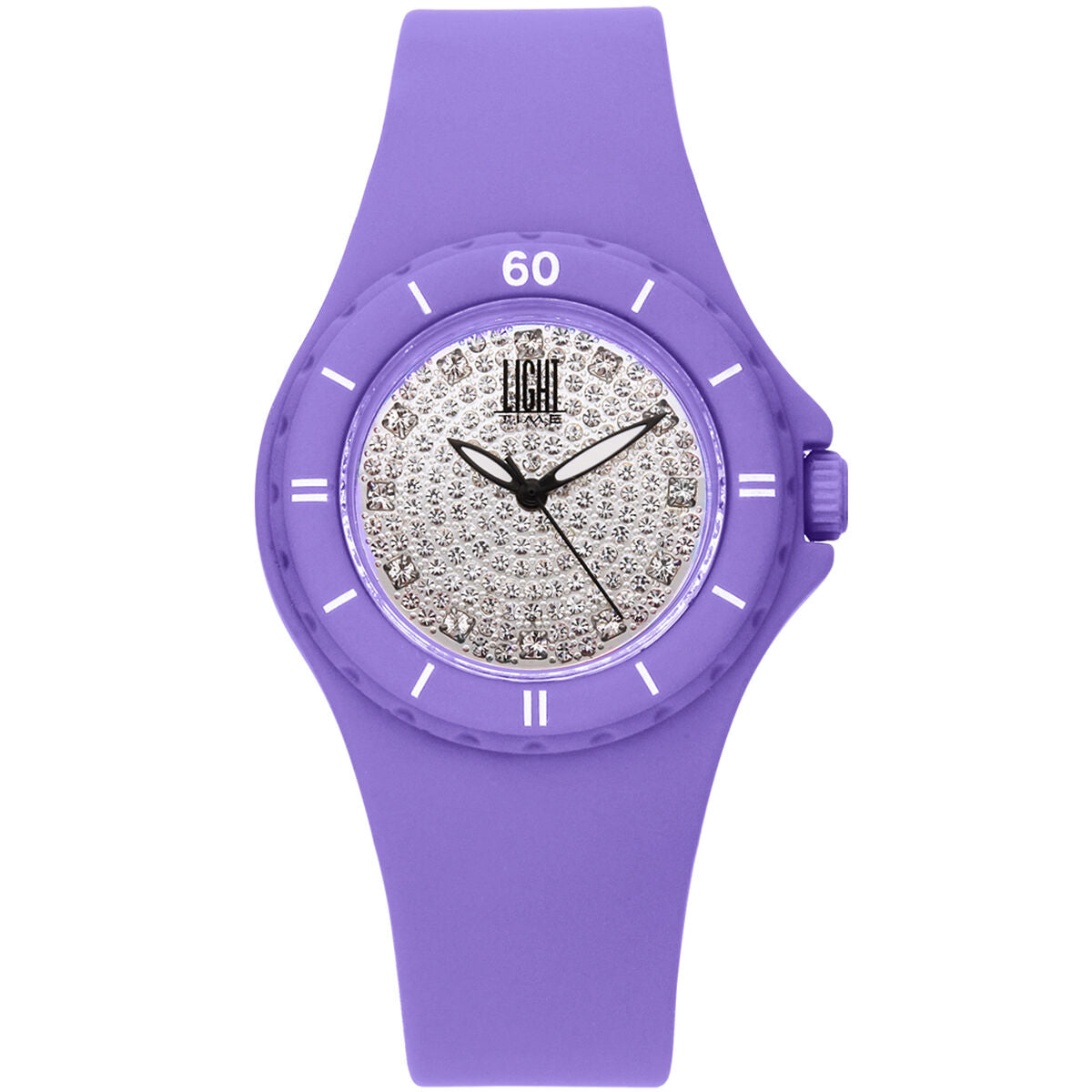 Horloge Dames Light Time SILICON STRASS (Ø 36 mm)