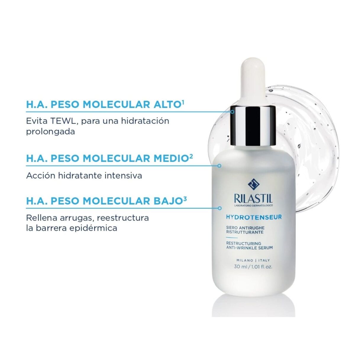 Anti - Veroudering Serum Rilastil Hydrotenseur 30 ml Anti - Rimpel - Schoonheid, Huidverzorging - Rilastil