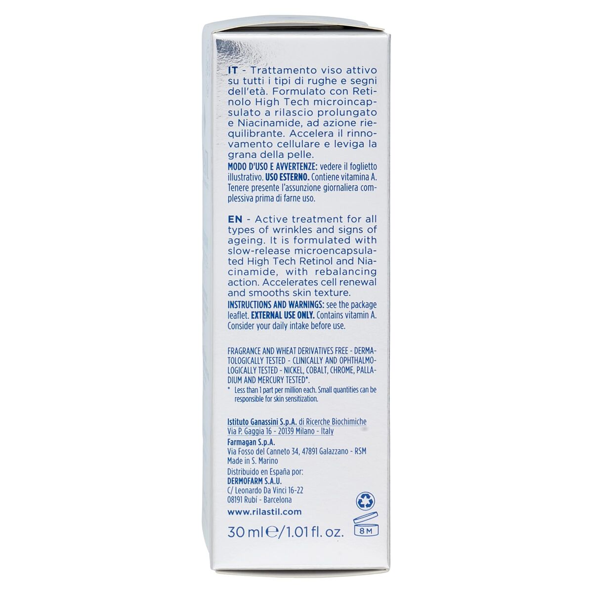 Gezichtscrème Rilastil MULTIREPAIR 30 ml - Schoonheid, Huidverzorging - Rilastil