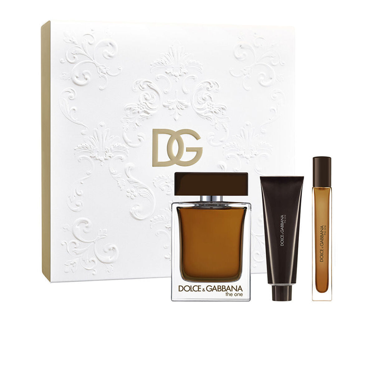 Parfumset voor Heren Dolce & Gabbana THE ONE FOR MEN 3 Onderdelen