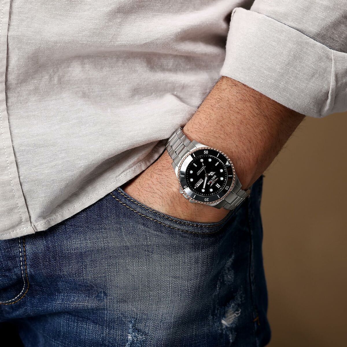 Horloge Heren Sector (Ø 43 mm)