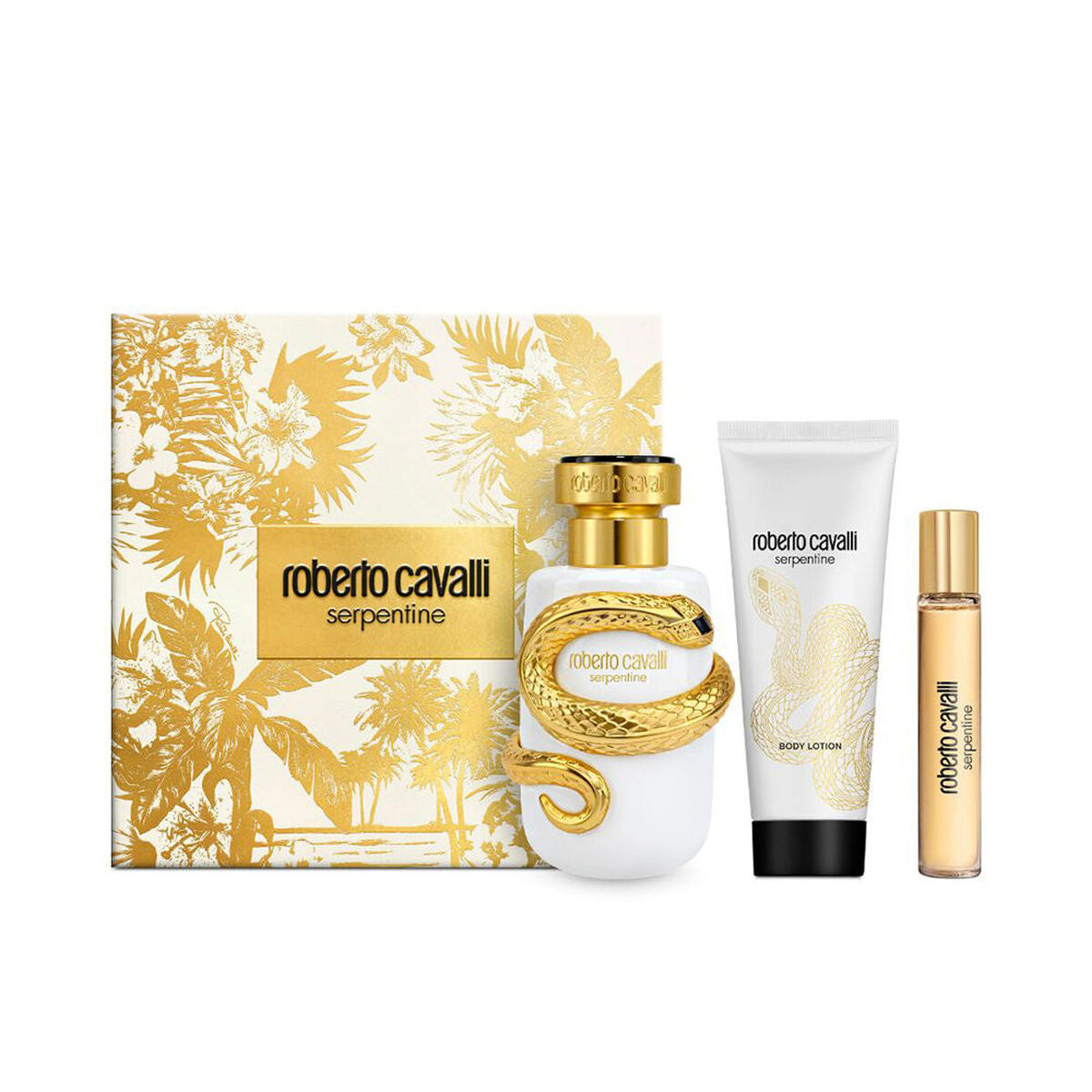 Parfumset voor Dames Roberto Cavalli SERPENTINE 3 Onderdelen