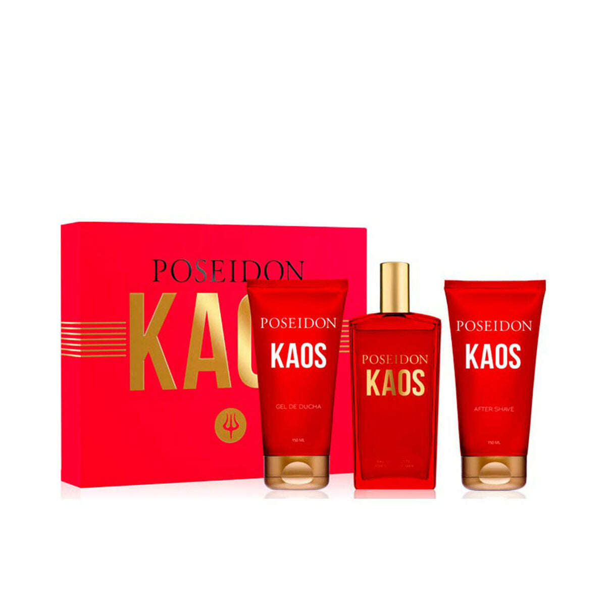 Parfumset voor Heren Poseidon POSEIDON KAOS EDT 3 Onderdelen - Schoonheid, Parfums en geuren - Poseidon