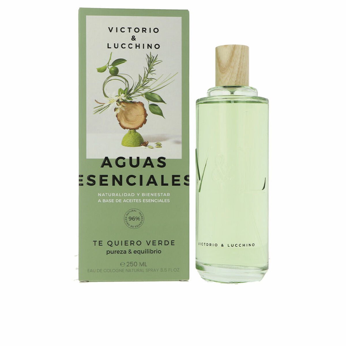 Damesparfum Victorio & Lucchino Aguas Esenciales Te Quiero Verde EDT 250 ml - Schoonheid, Parfums en geuren - Victorio & Lucchino