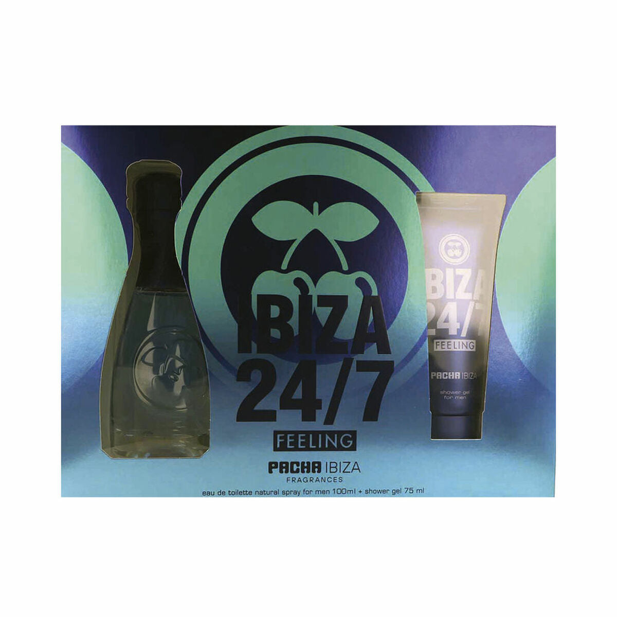 Parfumset voor Heren Pacha Ibiza 24/7 Feeling 2 Onderdelen - Schoonheid, Parfums en geuren - Pacha