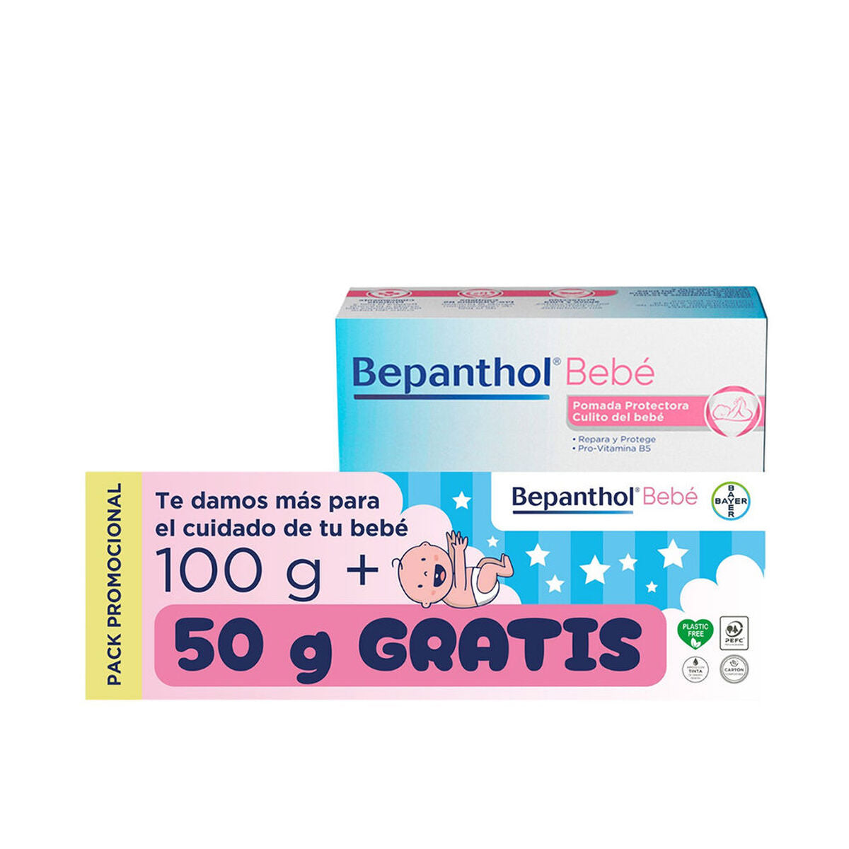 Beschermende Luiercrème Bepanthol BEPANTHOL BEBÉ 2 Onderdelen - Baby, Hygiëne en verzorging - Bepanthol