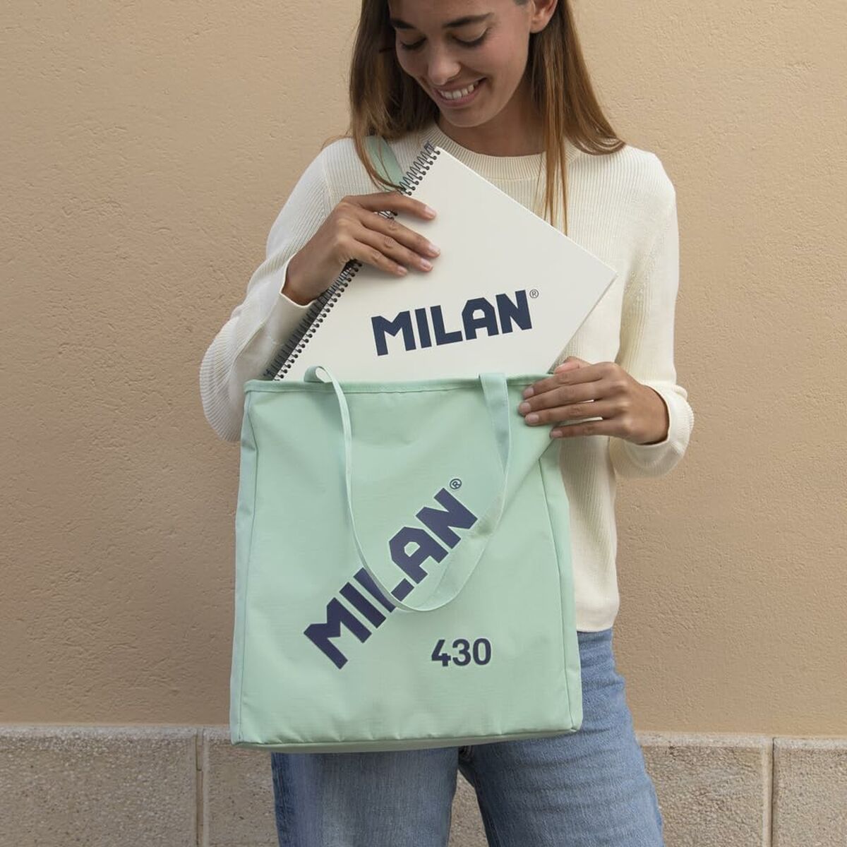 Winkeltas Milan Groen - Huis en koken, Opslag en organisatie - Milan