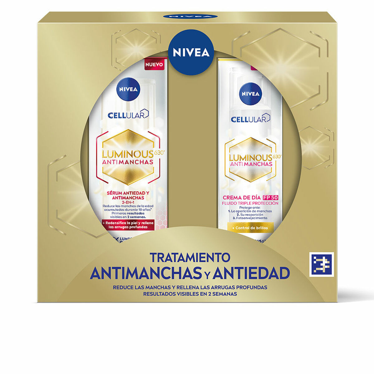 Make - up Set Nivea TRATAMIENTO ANTIMANCHAS Y ANTIEDAD 2 Onderdelen - Schoonheid, Gebruiksvoorwerpen en accessoires - Nivea