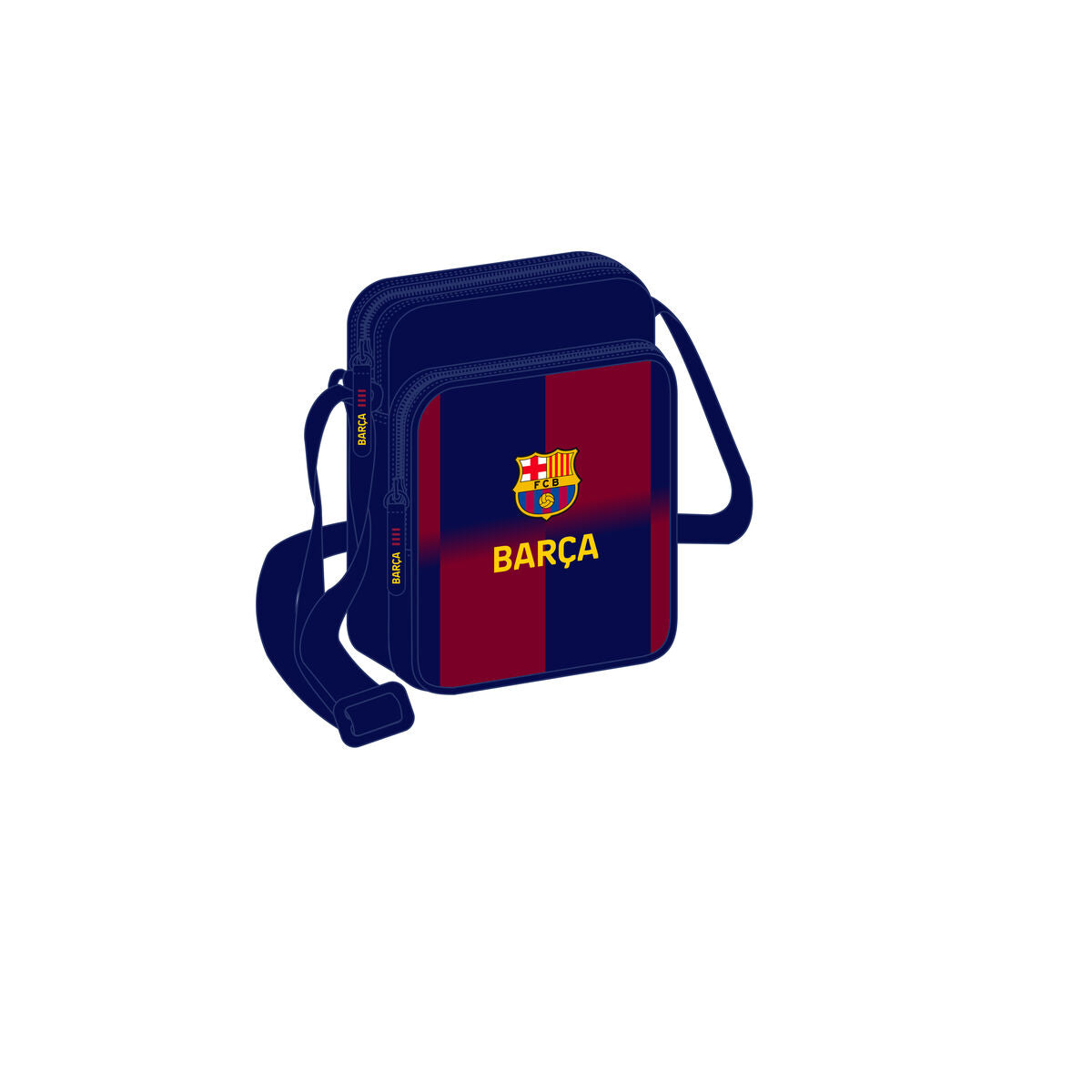 Schoudertas F.C. Barcelona 16 x 22 x 6 cm