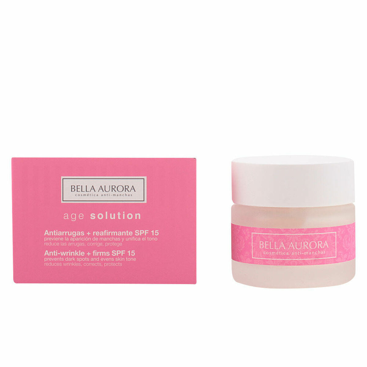 Anti - Rimpelcrème Bella Aurora 2526106 Spf 15 50 ml Verstevigende - Schoonheid, Huidverzorging - Bella Aurora