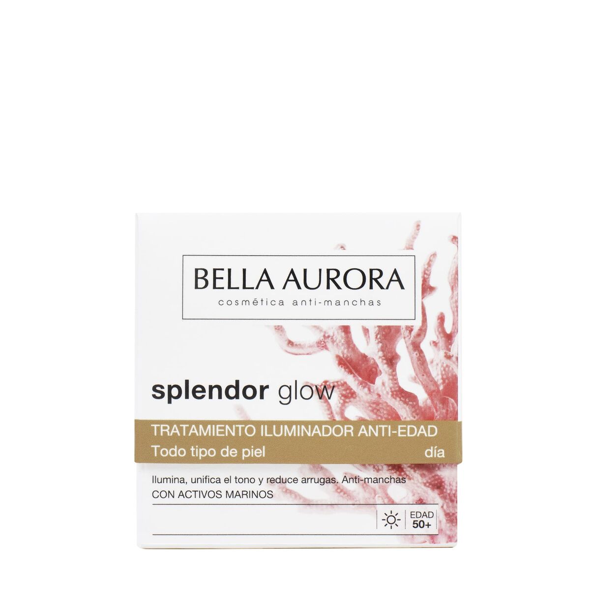 Anti Donkere Vlekken en Anti - Veroudering Behandeling Bella Aurora Splendor Glow 50 ml Highlighter - Schoonheid, Huidverzorging - Bella Aurora