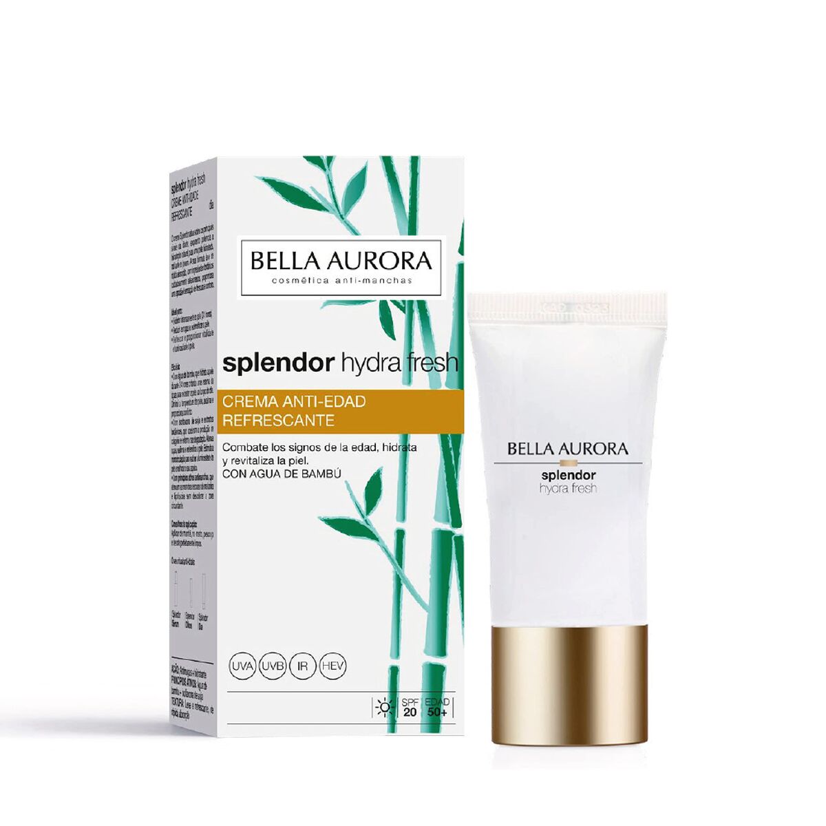 Anti - Veroudering Crème Bella Aurora Splendor Hydra Fresh Spf 20 50 ml - Schoonheid, Huidverzorging - Bella Aurora
