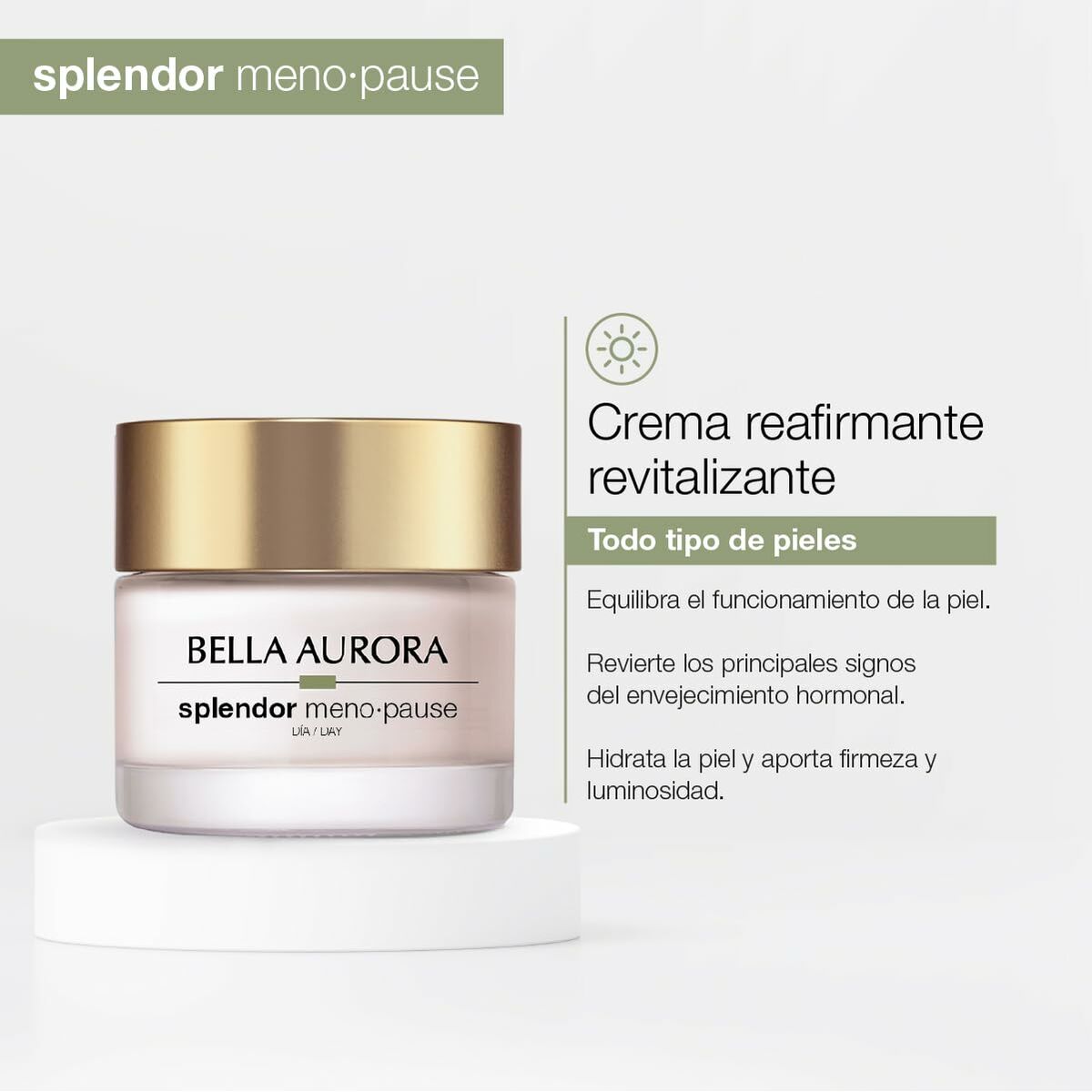 Gezichtscrème Bella Aurora BELLA AURORA SPLENDOR Spf 20 50 ml - Schoonheid, Huidverzorging - Bella Aurora