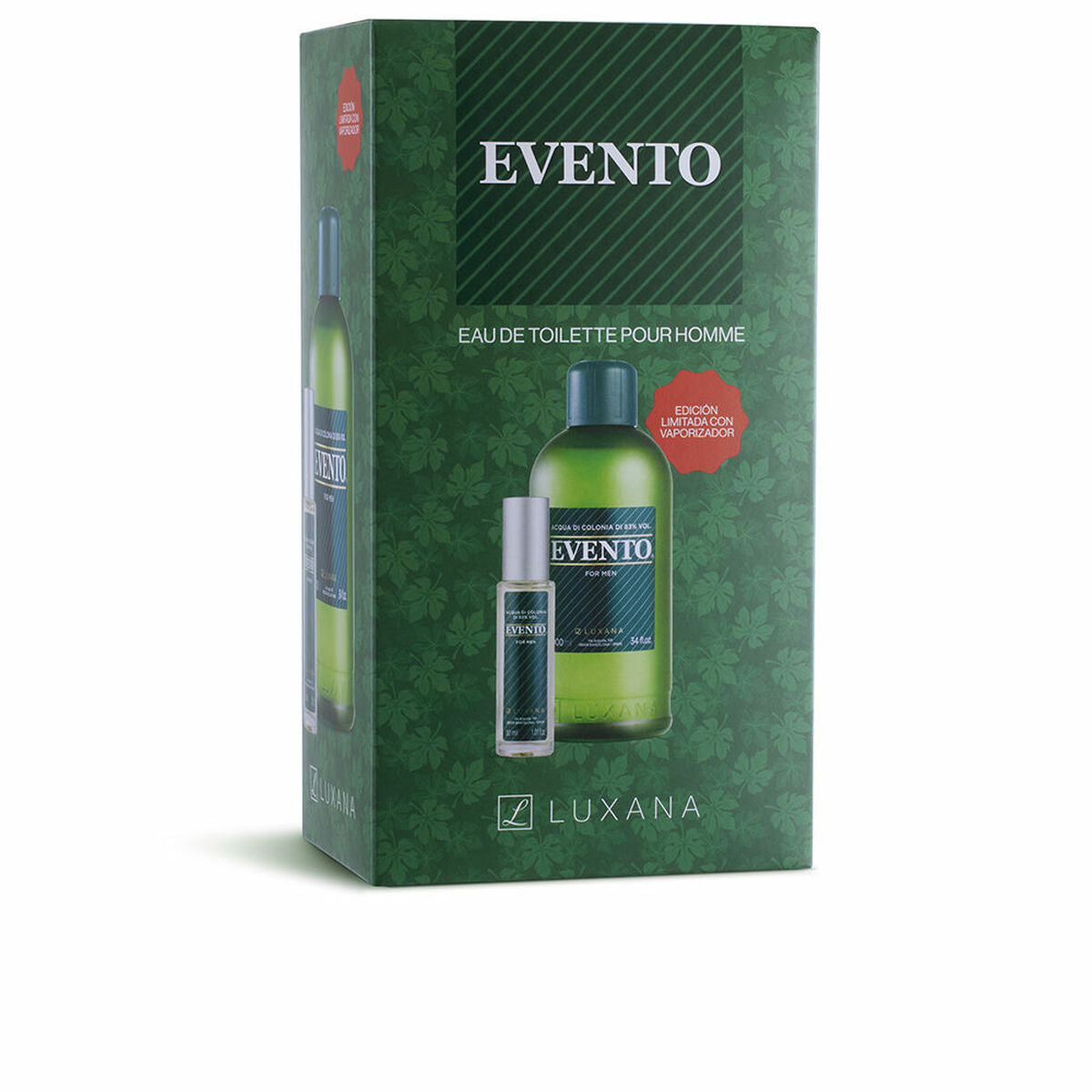 Parfumset voor Heren Luxana Evento 2 Onderdelen - Schoonheid, Parfums en geuren - Luxana