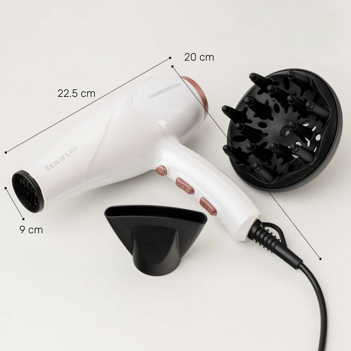 Föhn Taurus FASHION 2600 IO - Schoonheid, Haarverzorging - Taurus