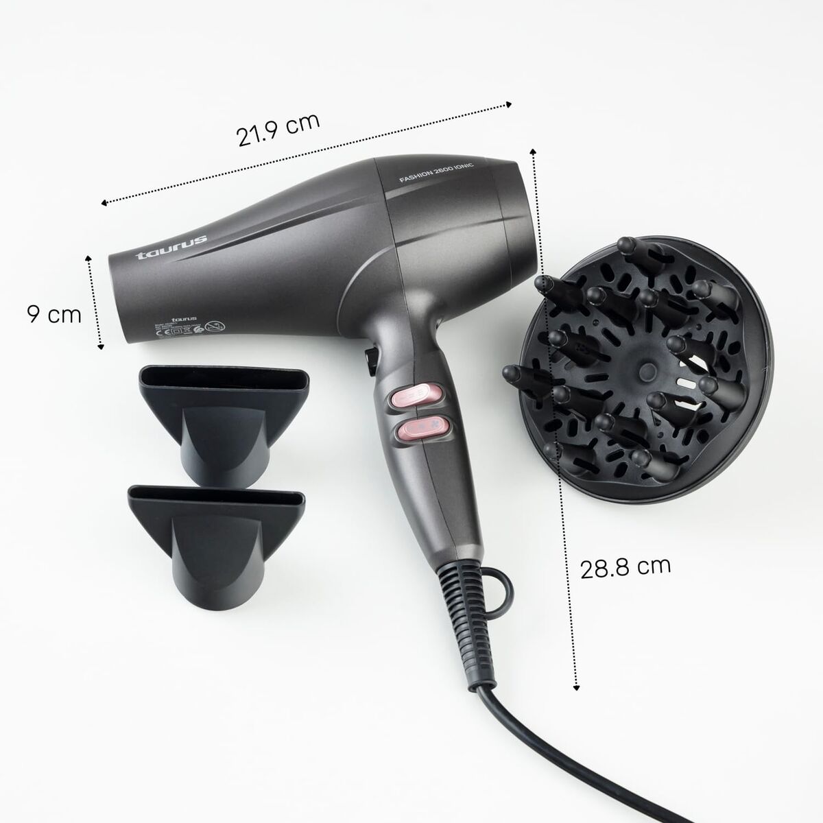 Föhn Taurus 900399 Zwart 2600 W - Schoonheid, Haarverzorging - Taurus