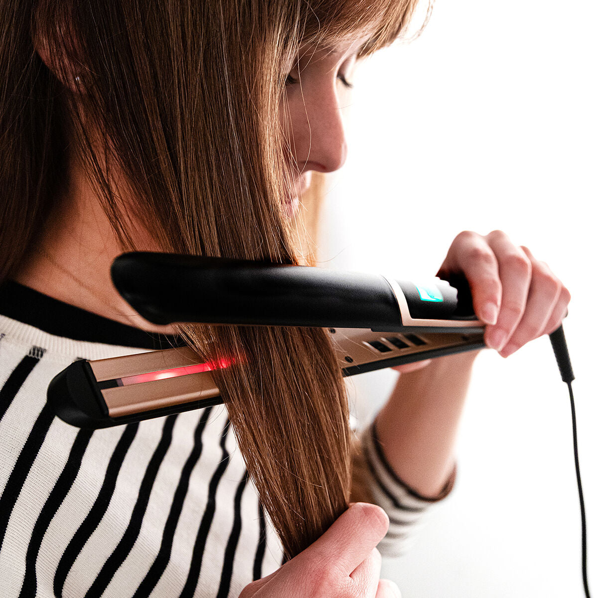 Keramische Hair Straighteners Dcook Gallery Zwart 45 W Infrarood - Schoonheid, Haarverzorging - DCOOK