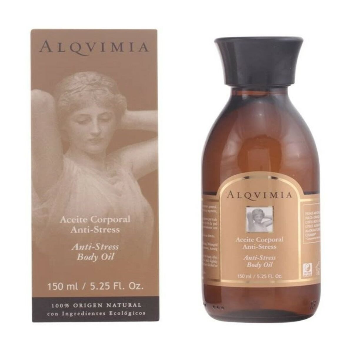 Anti - Stress Lichaamsolie Alqvimia (150 ml) - Schoonheid, Huidverzorging - Alqvimia