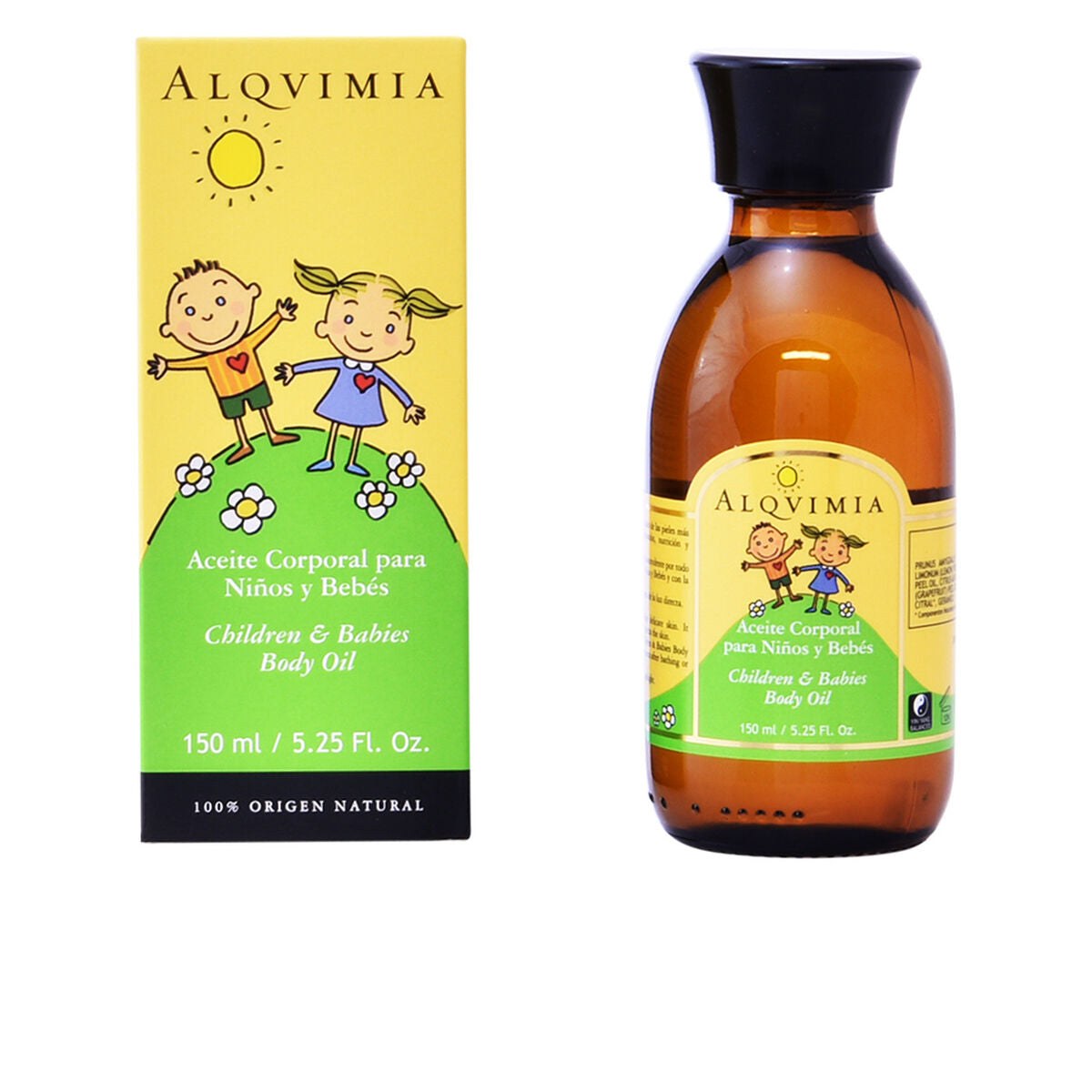 Lichaamsolie voor kinderen en babies Body Oil Alqvimia - Baby, Hygiëne en verzorging - Alqvimia